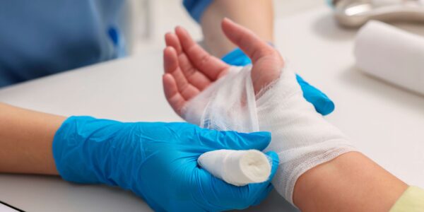 Wound Care, Hand Wound, Hand Bandage, Hospital